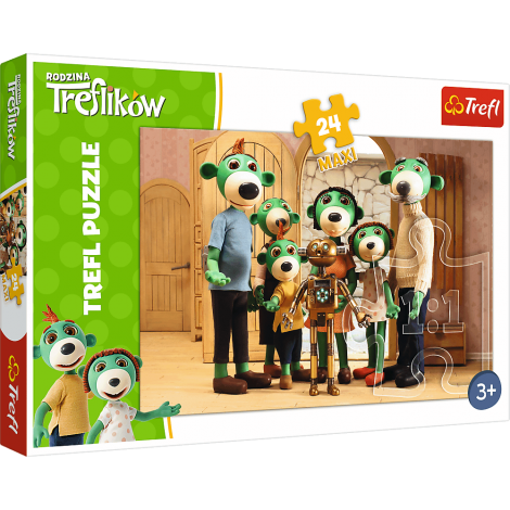 Puzzle Trefl Maxi 24el Rodzina Treflików